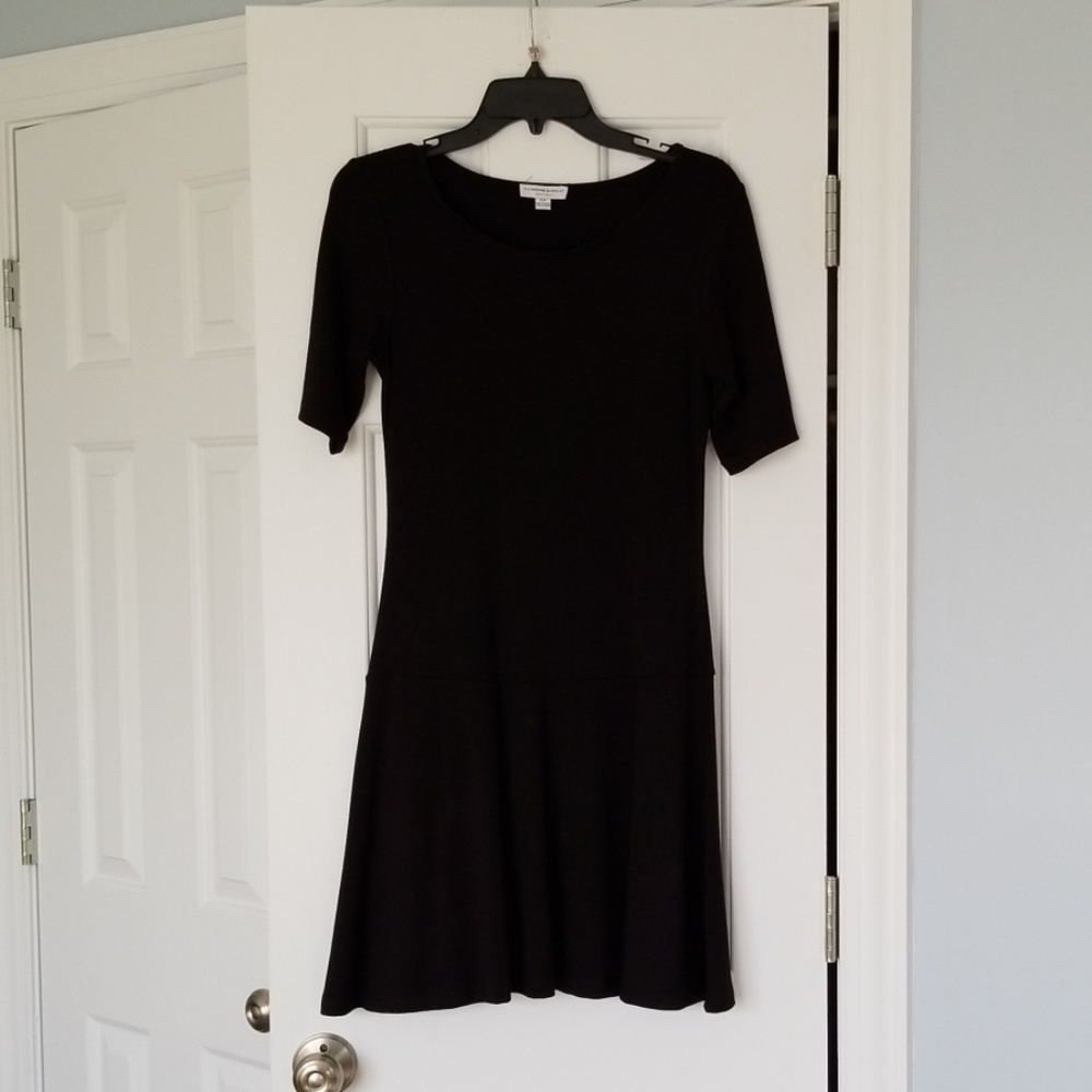 Katherine Barclay black dress Sz S